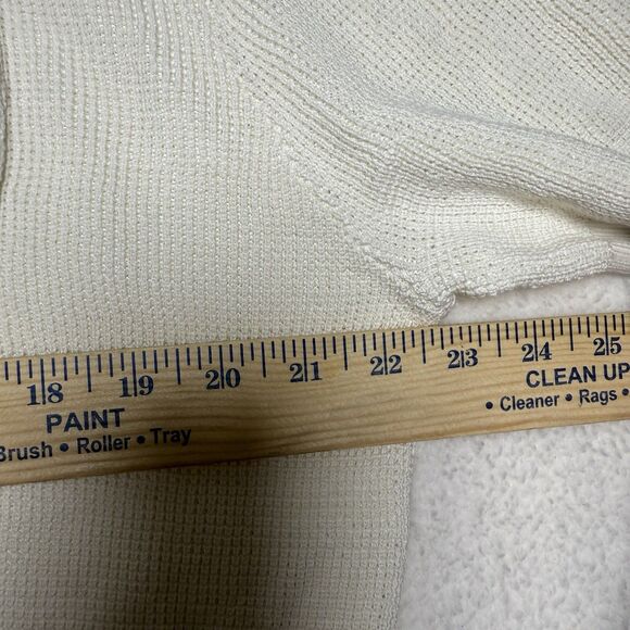 Collars And Co Mens Golf Sweater Polo Shirt White Size XXL Modal Cotton Preppy - Picture 7 of 8